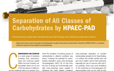 Separazione di tutte le classi di carboidrati